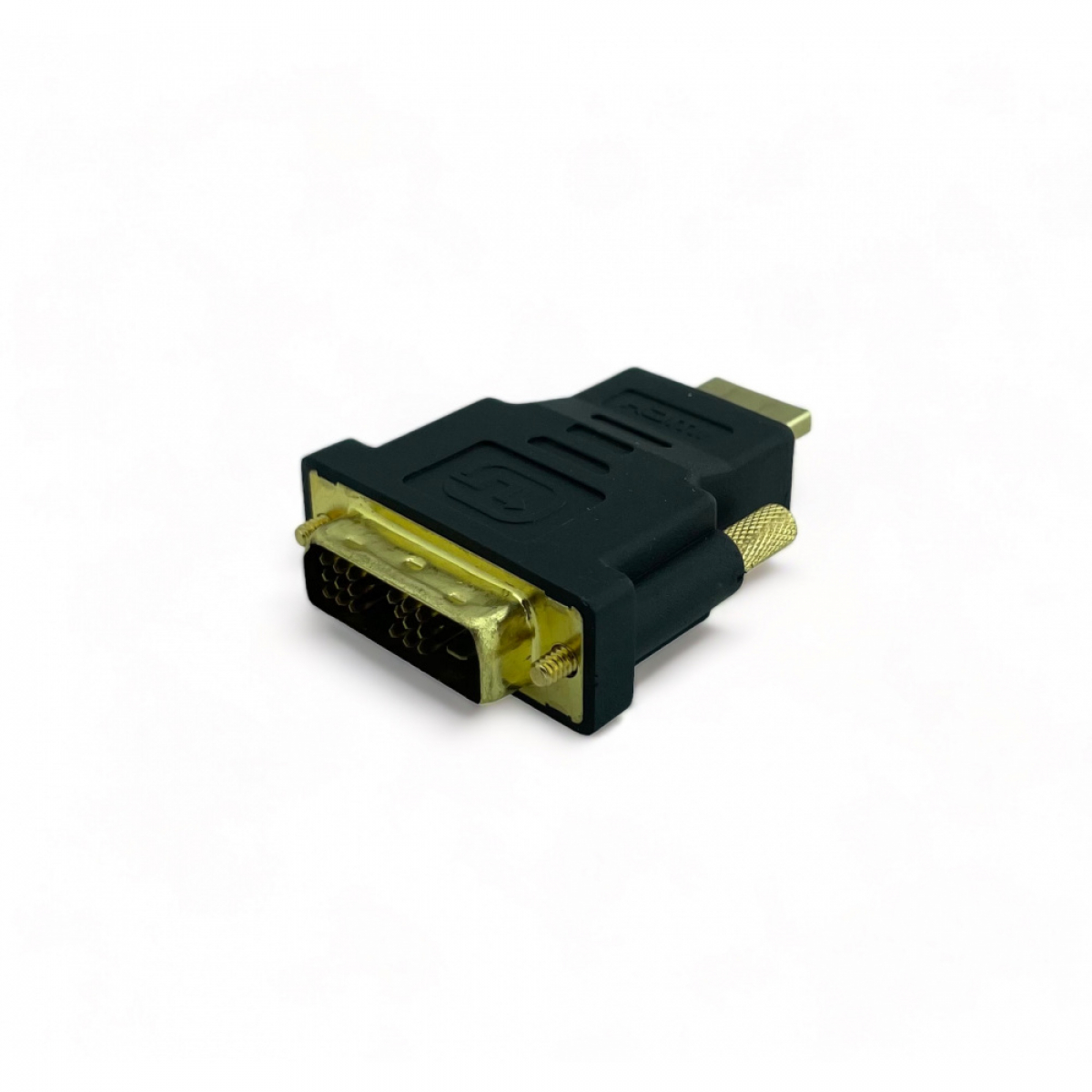 Адаптер HDMI (M) - DVI (M), Cablexpert, Black (A-HDMI-DVI-I) - Фото 1