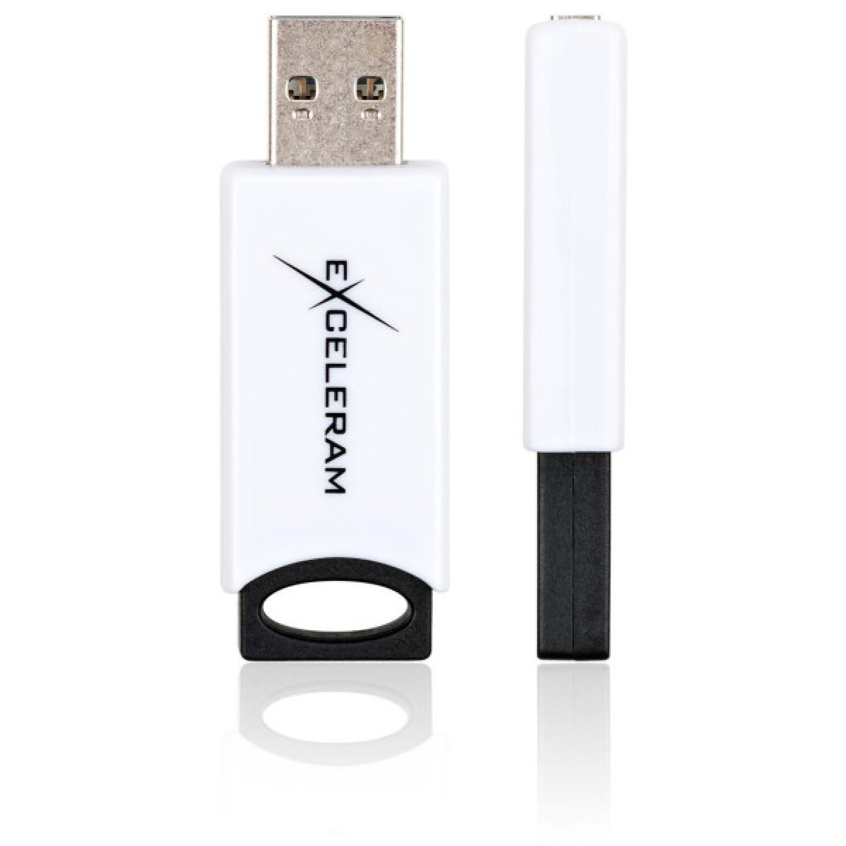 USB флеш накопичувач eXceleram 64GB H2 Series White/Black USB 2.0 (EXU2H2W64) - Фото 4
