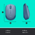 Мишка Logitech M171 Blue Grey (910-006866) - Фото 8