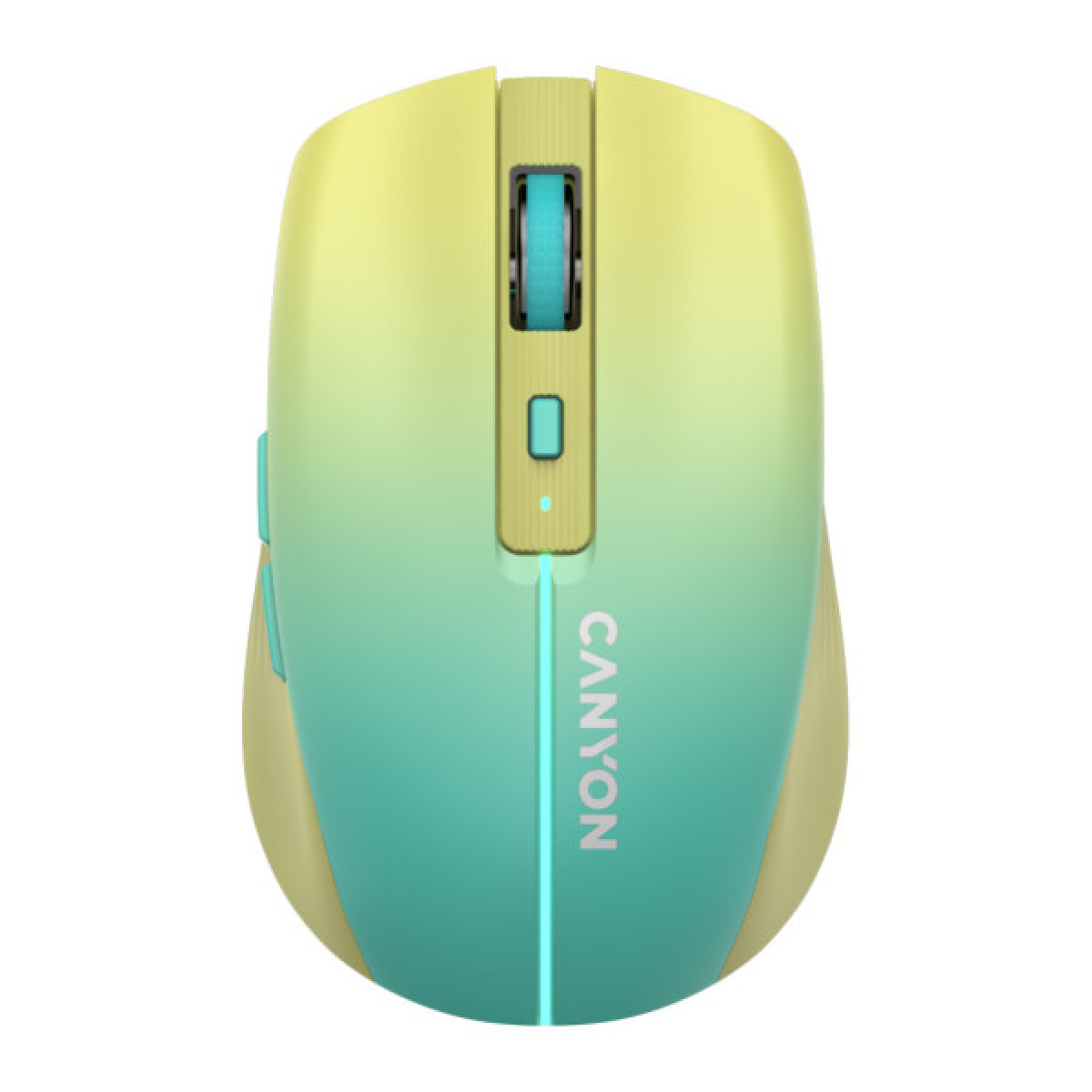 Мишка Canyon MW-44 LED Rechargeable Wireless/Bluetooth Yellow Blue (CNS-CMSW44UA) - Фото 3