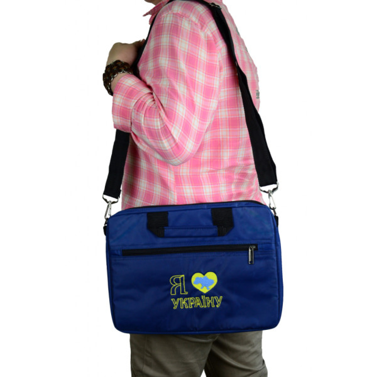 Сумка для ноутбука Porto 13.3'' PN13DB LoveUkraine DarkBlue (PN13DB_LoveUkr) - Фото 7