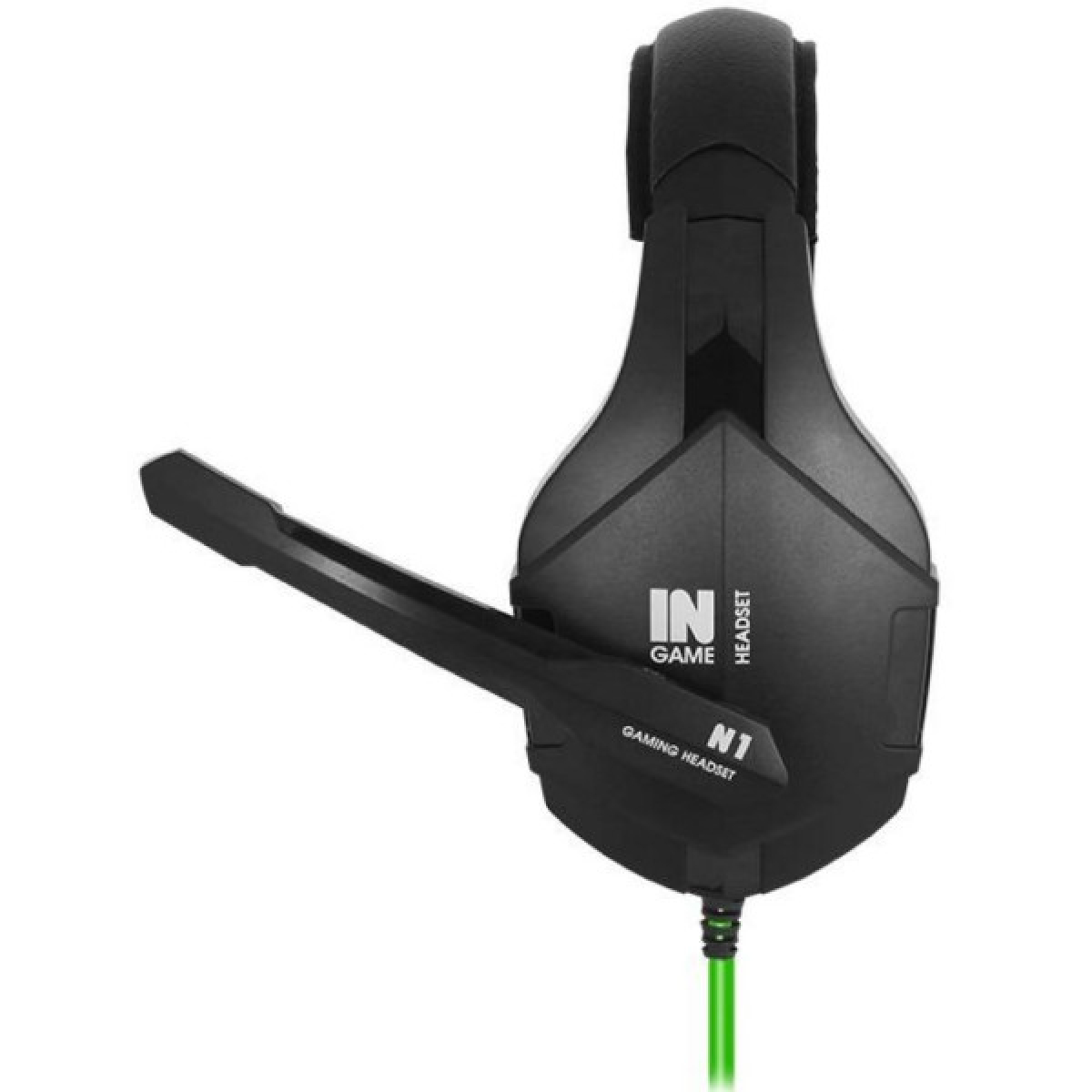 Наушники Gemix N1 Black-Green Gaming - Фото 3