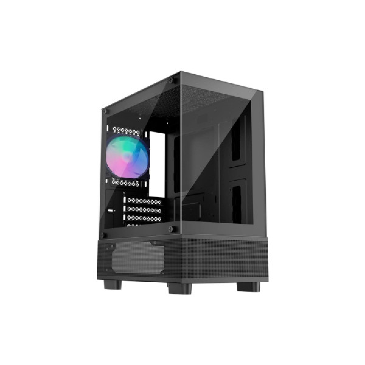 Корпус 1stPlayer Mi2-A-BK-2F7R-1F7 - Фото 1