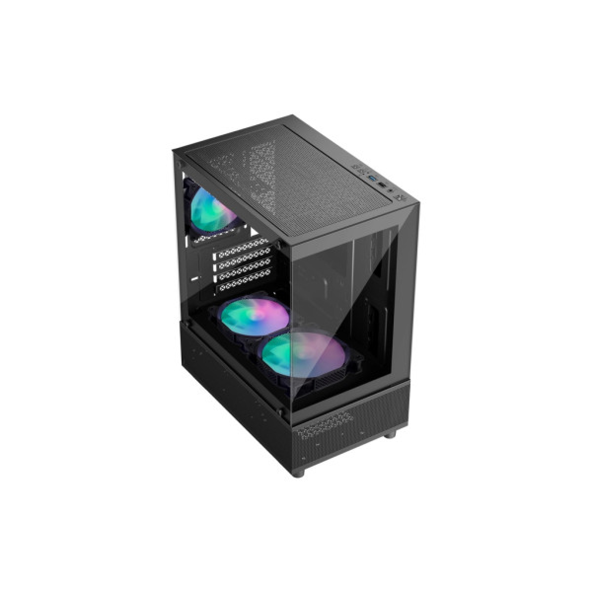 Корпус 1stPlayer Mi2-A-BK-2F7R-1F7 - Фото 2