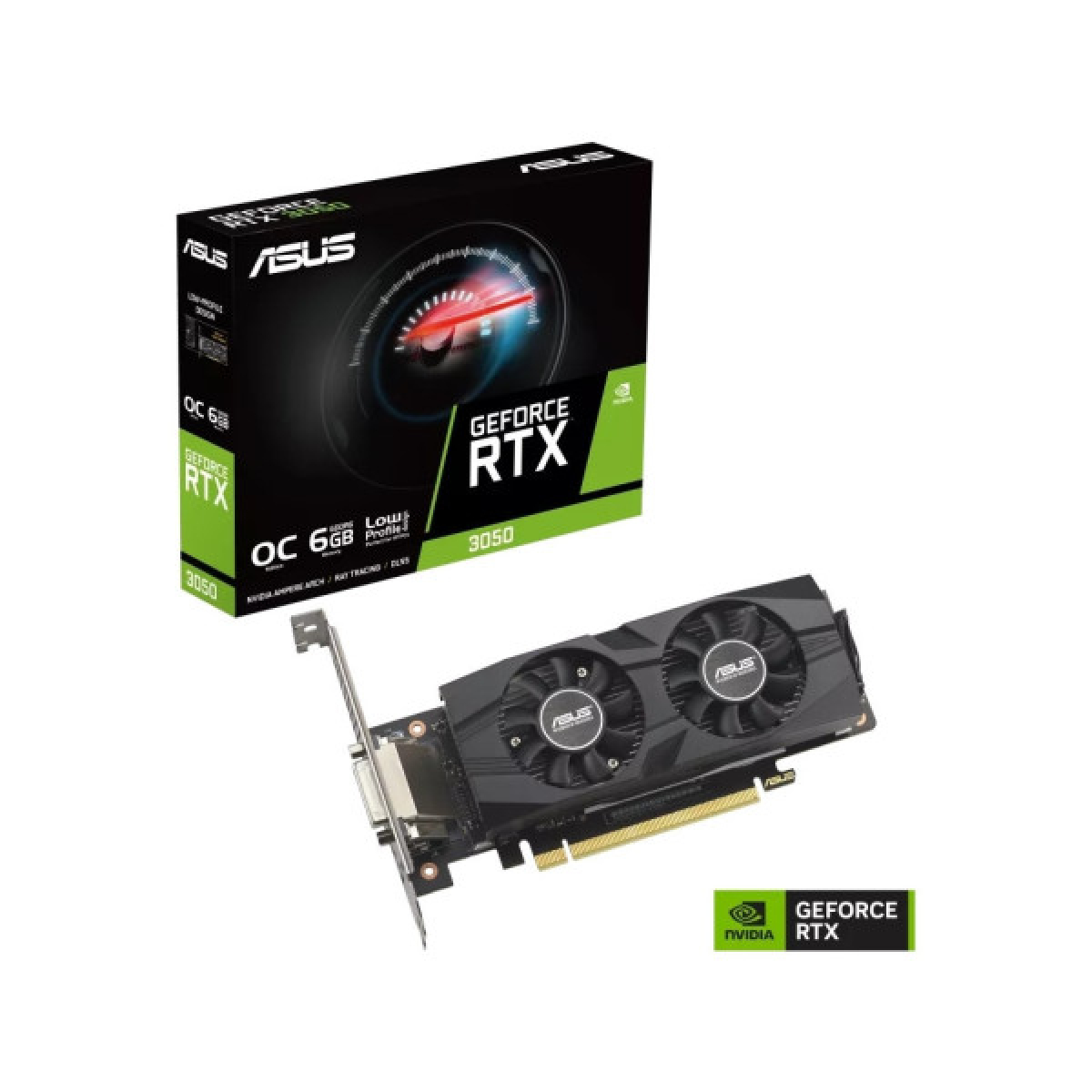 Видеокарта ASUS GeForce RTX3050 6Gb OC LP BRK (RTX3050-O6G-LP-BRK) - Фото 7