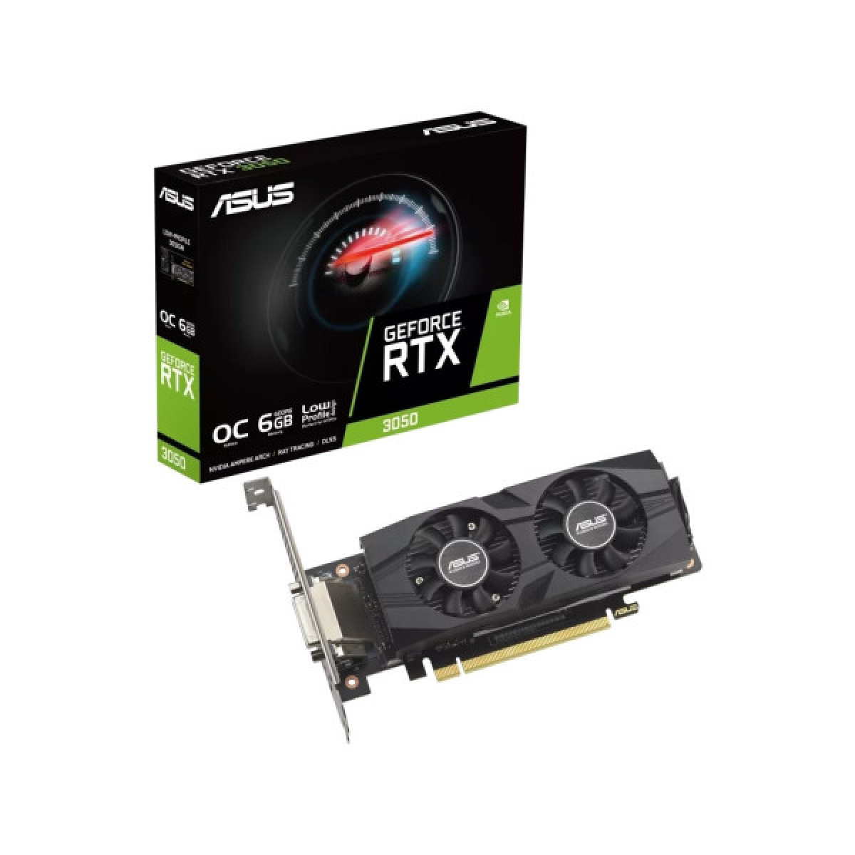 Видеокарта ASUS GeForce RTX3050 6Gb OC LP BRK (RTX3050-O6G-LP-BRK) - Фото 8