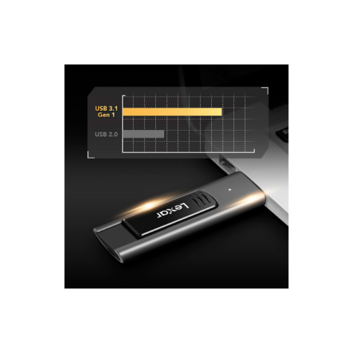 USB флеш накопичувач Lexar 256GB JumpDrive M900 USB 3.1 (LJDM900256G-BNQNG) - Фото 9