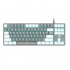 Клавіатура Aula F3287 Keycap KRGD Blue USB UA White/Grey (6948391240688) - Фото 1