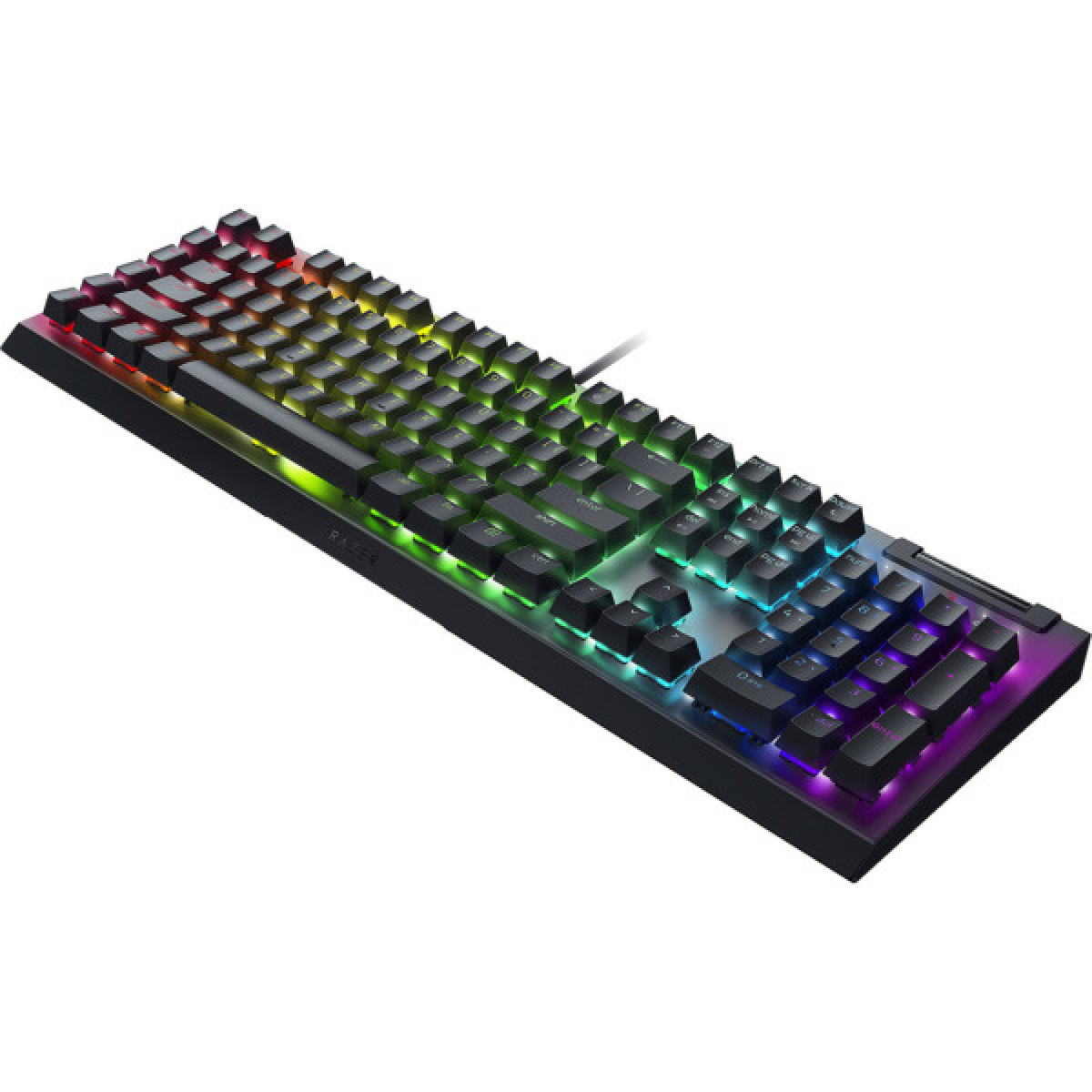 Клавіатура Razer BlackWidow V4 X Green Switch USB RU Black (RZ03-04700800-R3R1) - Фото 5