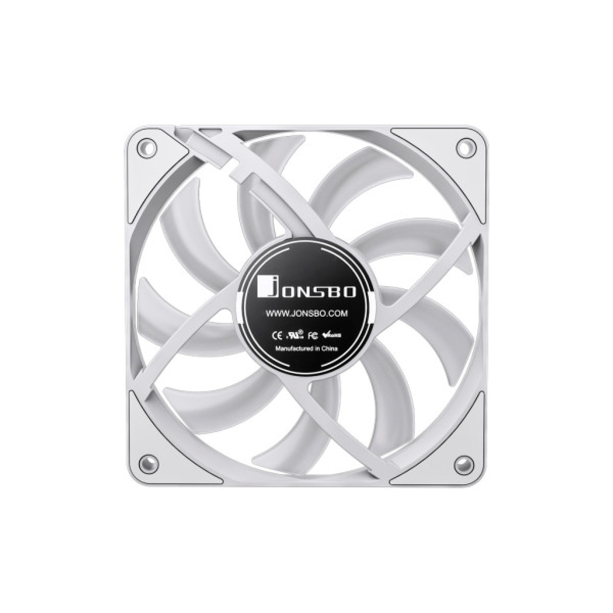 Кулер для корпуса JONSBO HF1215 White ARGB - Фото 6