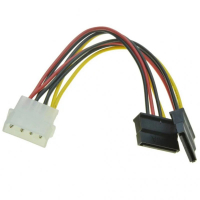 Кабель Atcom, molex to 2sata 