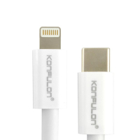 Кабель Konfulon Lighting to USB DC38, 1.0m, в ассортименте