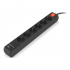 Сетевой фильтр питания REAL-EL RS-PROTECT 605 3m, black (EL122300041) - Фото 2