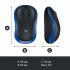 Мишка Logitech M185 blue (910-002239) - Фото 9