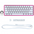 Клавіатура HyperX Alloy Origins 60 Pink (572Y6AA) - Фото 7