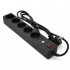 Мережевий фільтр живлення Patron 1.8m (SP-52) + 2 USB 2.0, 2.1A , 5 роз. BLACK (EXT-PN-SP-52-USB) - Фото 1