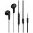 Наушники ColorWay 3.5 mm Wired Earphone Sound Wave Black (CW-WD04BK) - Фото 1