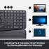 Клавіатура Logitech ERGO K860 for Business Bluetooth/Wireless UA Black (920-010352) - Фото 9