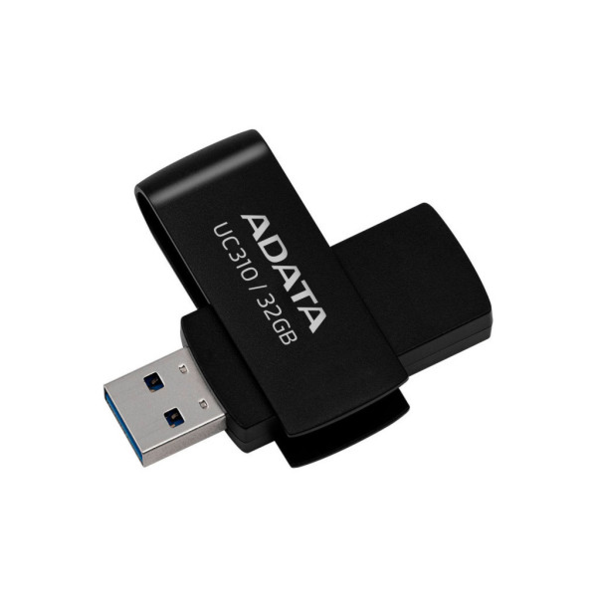 USB флеш накопичувач ADATA 32GB UC310 Black USB 3.0 (UC310-32G-RBK) - Фото 1