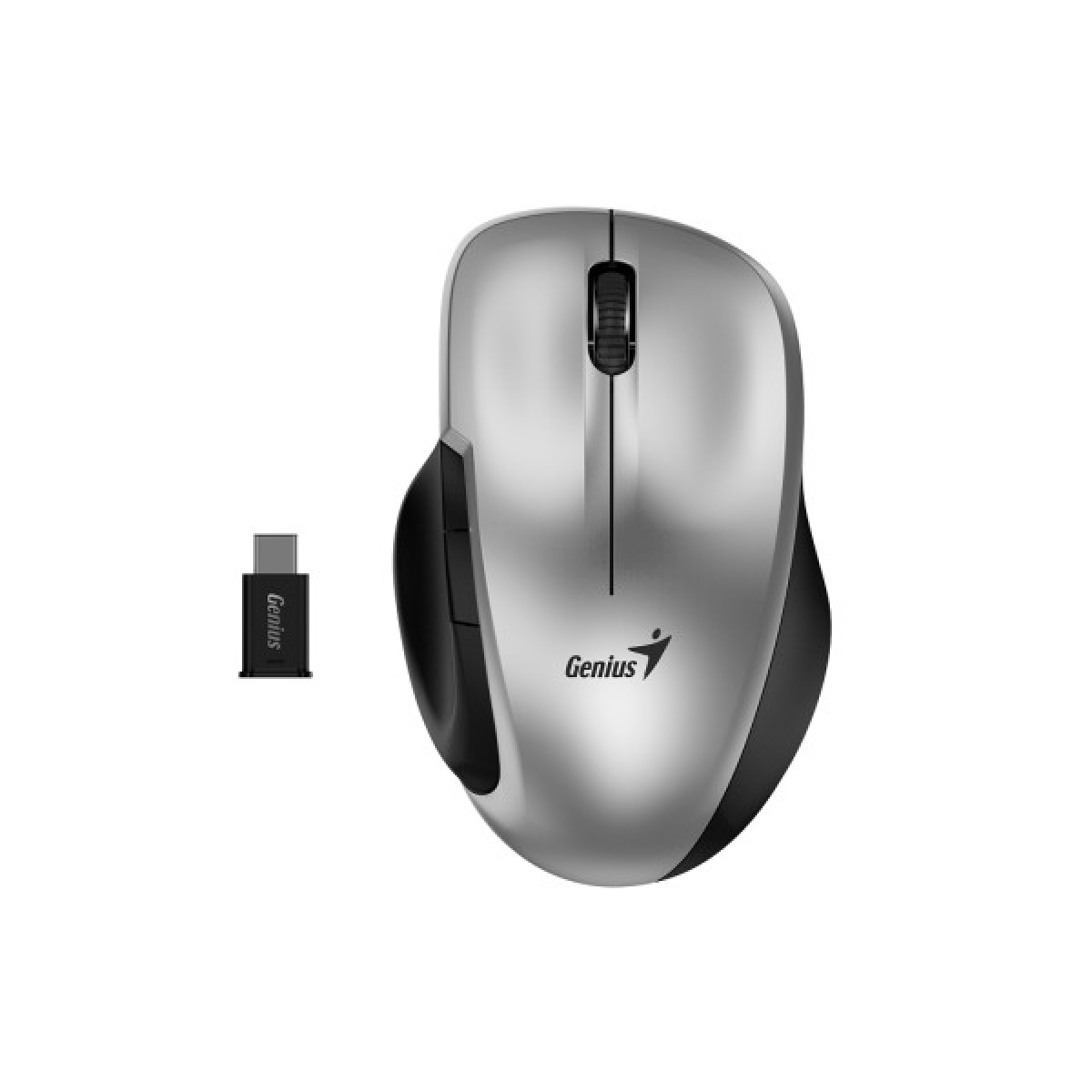 Мишка Genius Ergo 8200S Wireless Silver (31030029404) - Фото 1