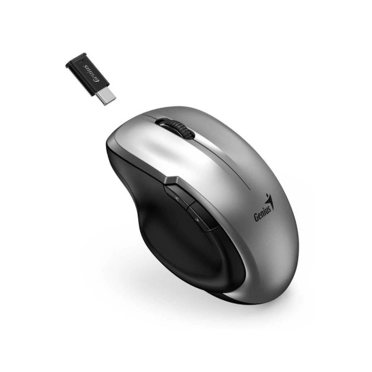 Мишка Genius Ergo 8200S Wireless Silver (31030029404) - Фото 2