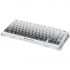Клавиатура GravaStar Mercury K1 TKL Wireless/Bluetooth/USB UA White (GSK1_GWHT) - Фото 2