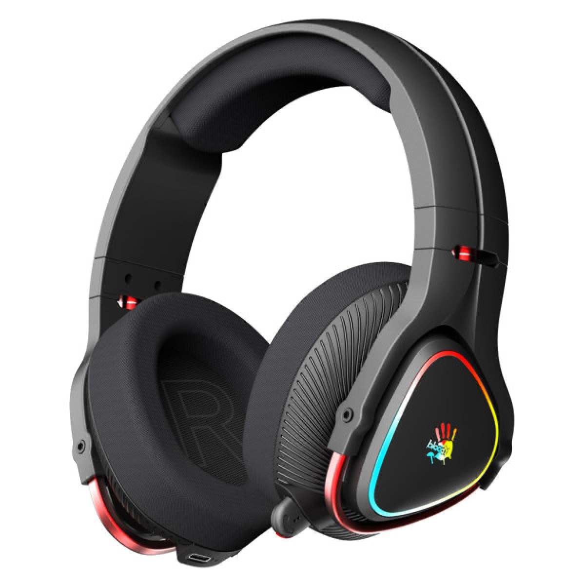 Наушники A4Tech Bloody MR710 Black - Фото 1