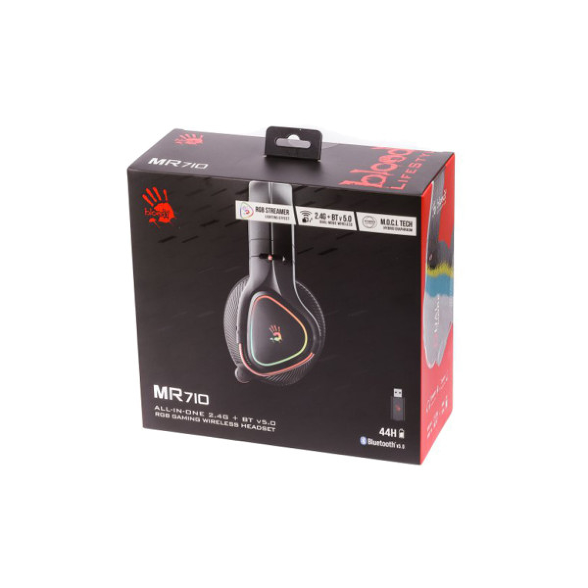 Наушники A4Tech Bloody MR710 Black - Фото 9