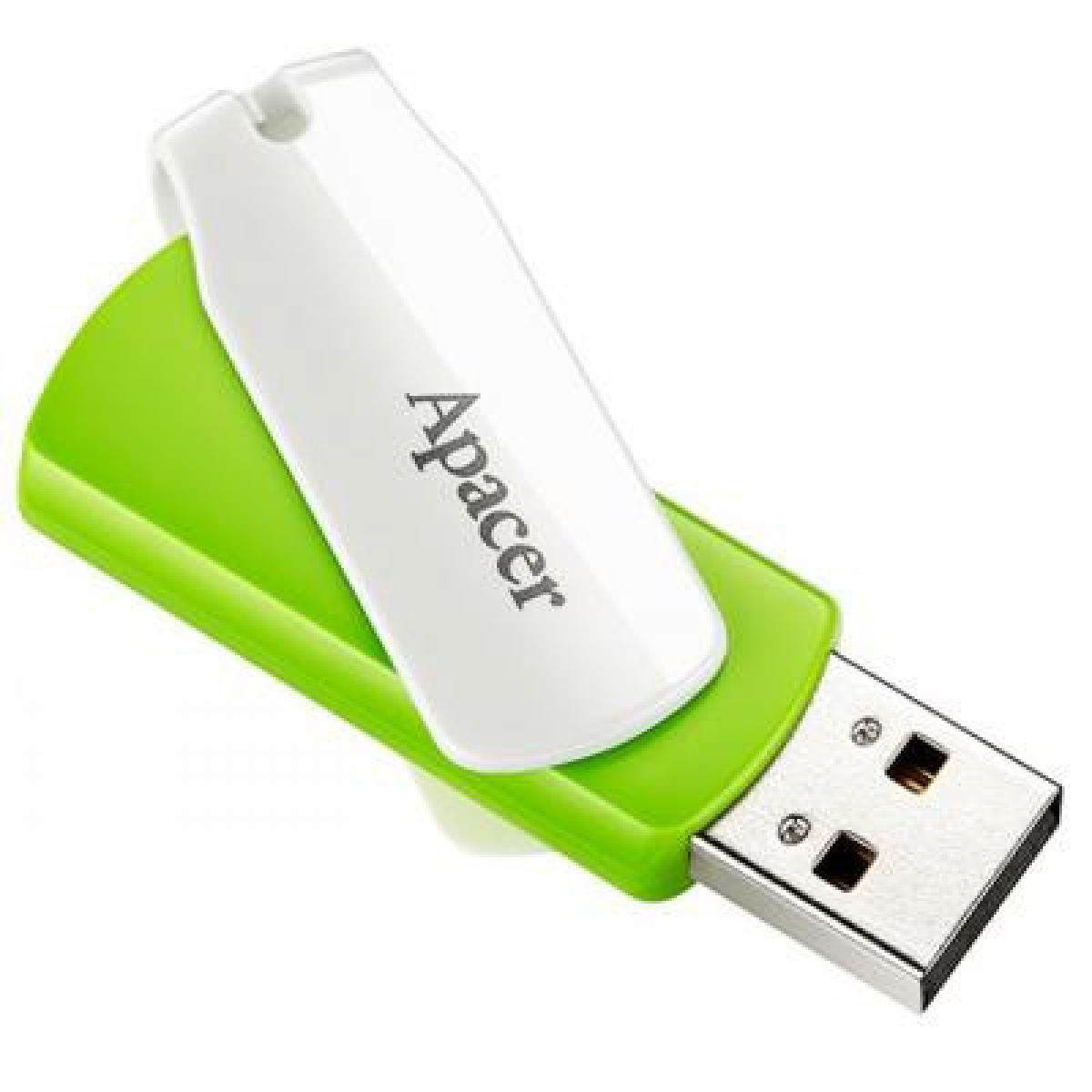 USB флеш накопитель Apacer 64GB AH335 Green USB 2.0 (AP64GAH335G-1) - Фото 3