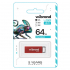 USB флеш накопитель Wibrand 64GB Chameleon Red USB 2.0 (WI2.0/CH64U6R) - Фото 2