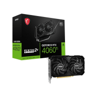 Видеокарта MSI GeForce RTX4060Ti 16Gb VENTUS 2X OC BLACK (RTX 4060 Ti VENTUS 2X BLACK 16G OC)