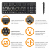 Клавіатура Piko KB-108 USB Black (1283126467103) - Фото 3
