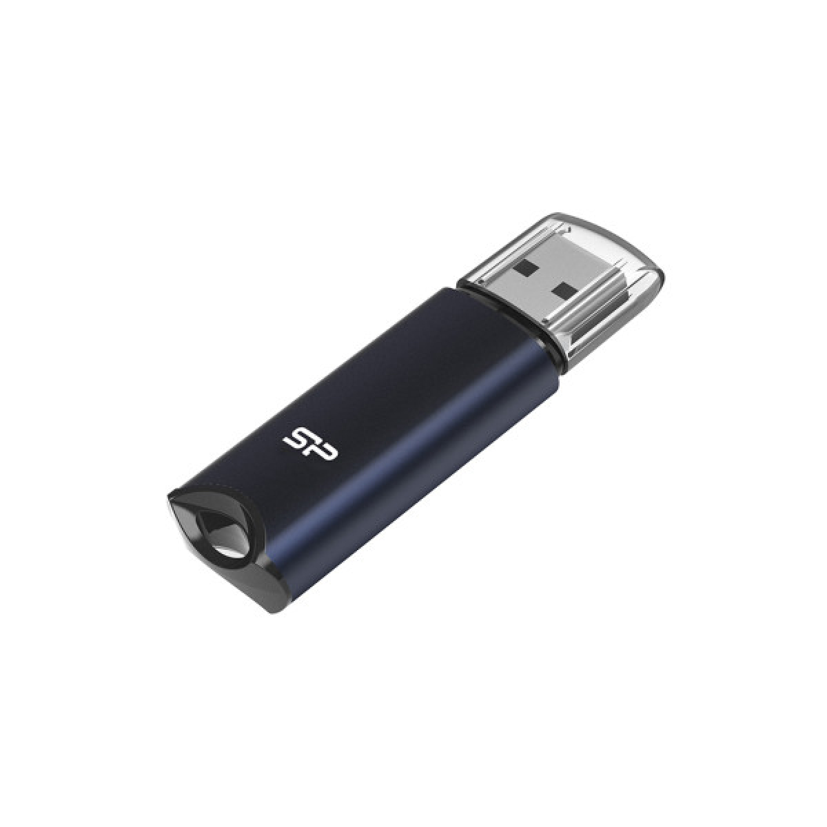 USB флеш накопичувач Silicon Power 64GB Marvel M02 Aluminum Blue USB 3.2 (SP064GBUF3M02V1B) - Фото 2