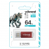 USB флеш накопитель Wibrand 64GB Cougar Red USB 2.0 (WI2.0/CU64P1R) - Фото 2