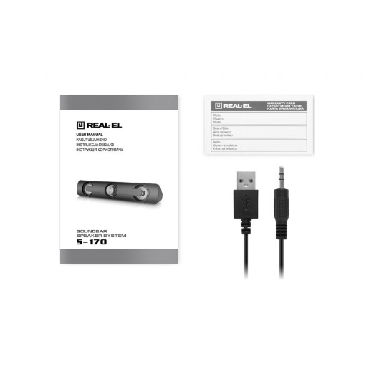 Акустическая система REAL-EL S-170 6Вт Black (EL121100013) - Фото 8