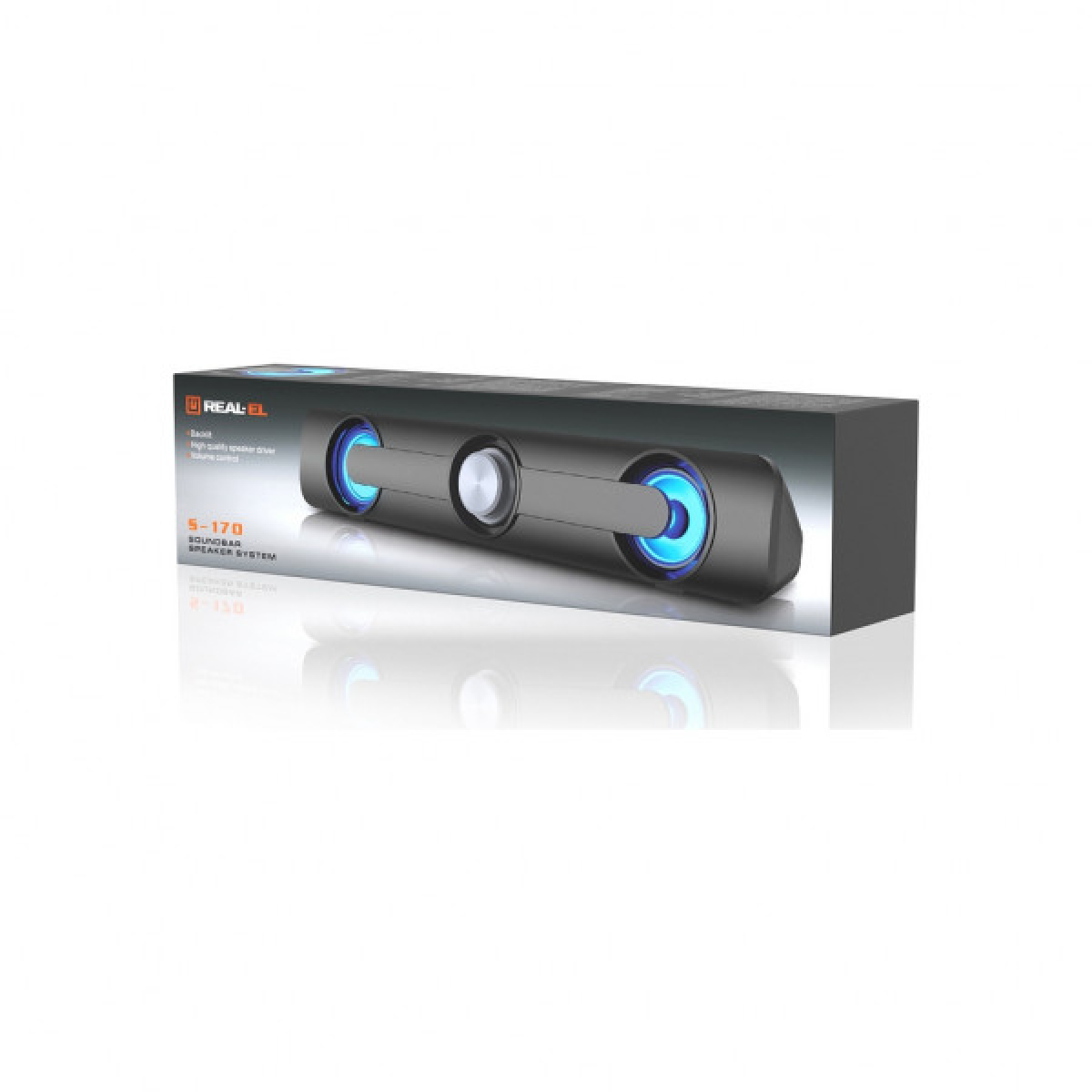 Акустическая система REAL-EL S-170 6Вт Black (EL121100013) - Фото 9