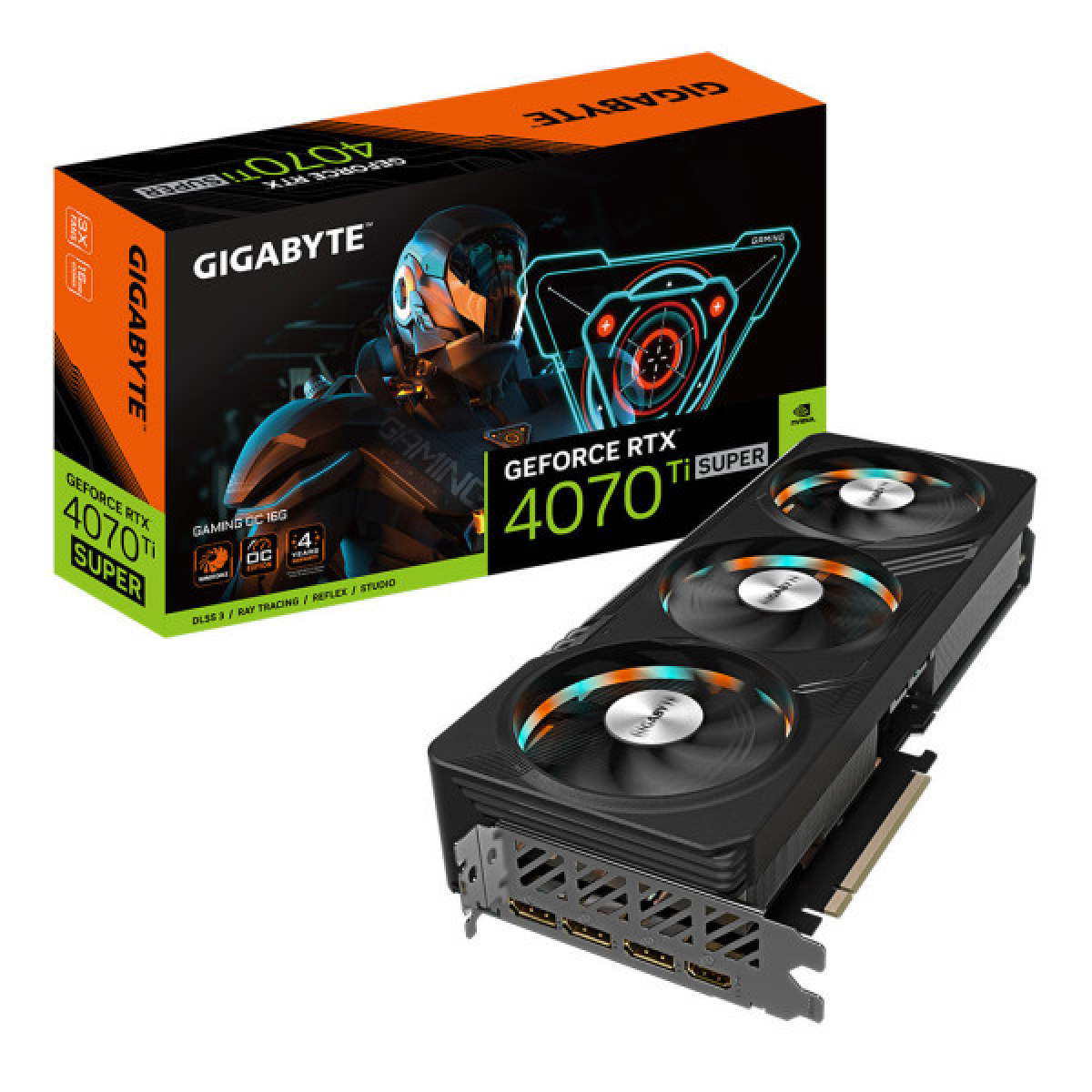 Відеокарта GIGABYTE GeForce RTX4070Ti SUPER 16Gb GAMING OC (GV-N407TSGAMING OC-16GD) - Фото 2
