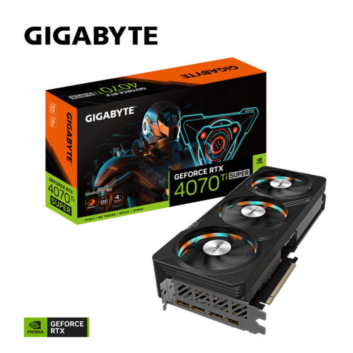 Відеокарта GIGABYTE GeForce RTX4070Ti SUPER 16Gb GAMING OC (GV-N407TSGAMING OC-16GD) - Фото 6