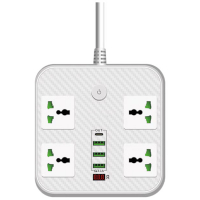 Сетевой фильтр питания Voltronic TВ-Т90, 4роз, 3*USB White (ТВ-Т90-White)