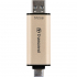 USB флеш накопитель Transcend 512GB JetFlash 930C Gold-Black USB 3.2/Type-C (TS512GJF930C) - Фото 1