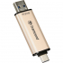 USB флеш накопитель Transcend 512GB JetFlash 930C Gold-Black USB 3.2/Type-C (TS512GJF930C) - Фото 3