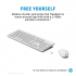 Комплект HP 230 Wireless UA White (3L1F0AA) - Фото 3