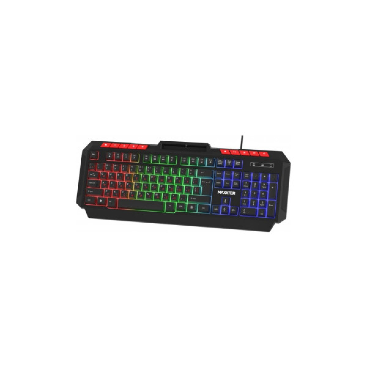 Клавіатура Maxxter KBG-UML-02B-UA USB UA Black (KBG-UML-02B-UA) - Фото 2