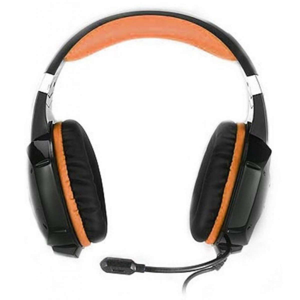 Наушники REAL-EL GDX-7700 SURROUND 7.1 black-orange - Фото 2