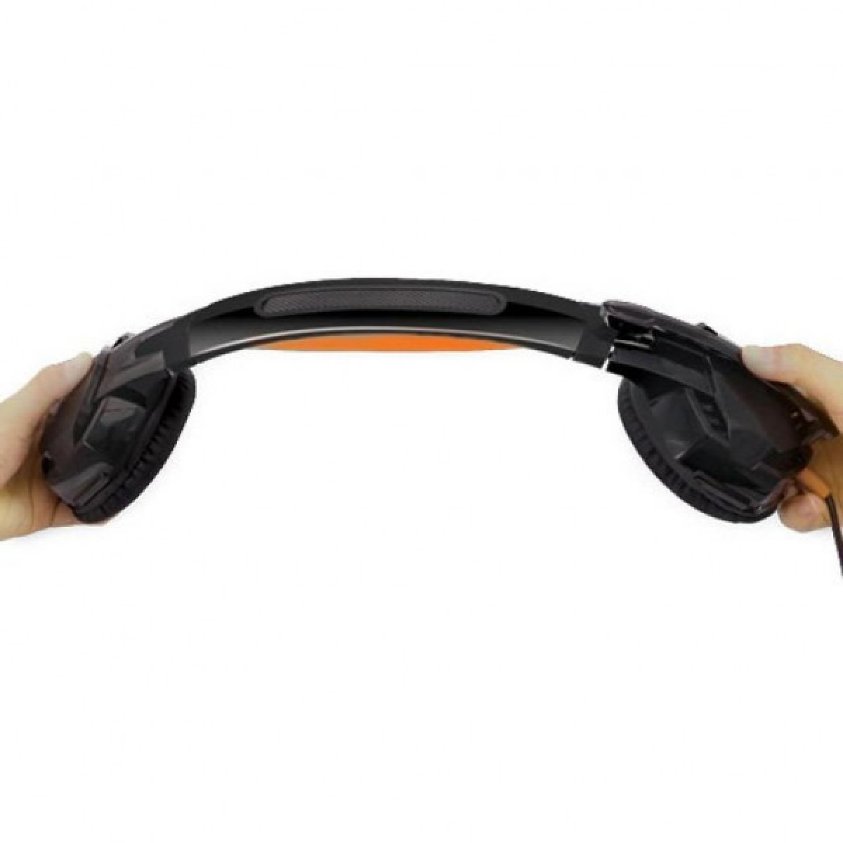 Наушники REAL-EL GDX-7700 SURROUND 7.1 black-orange - Фото 6