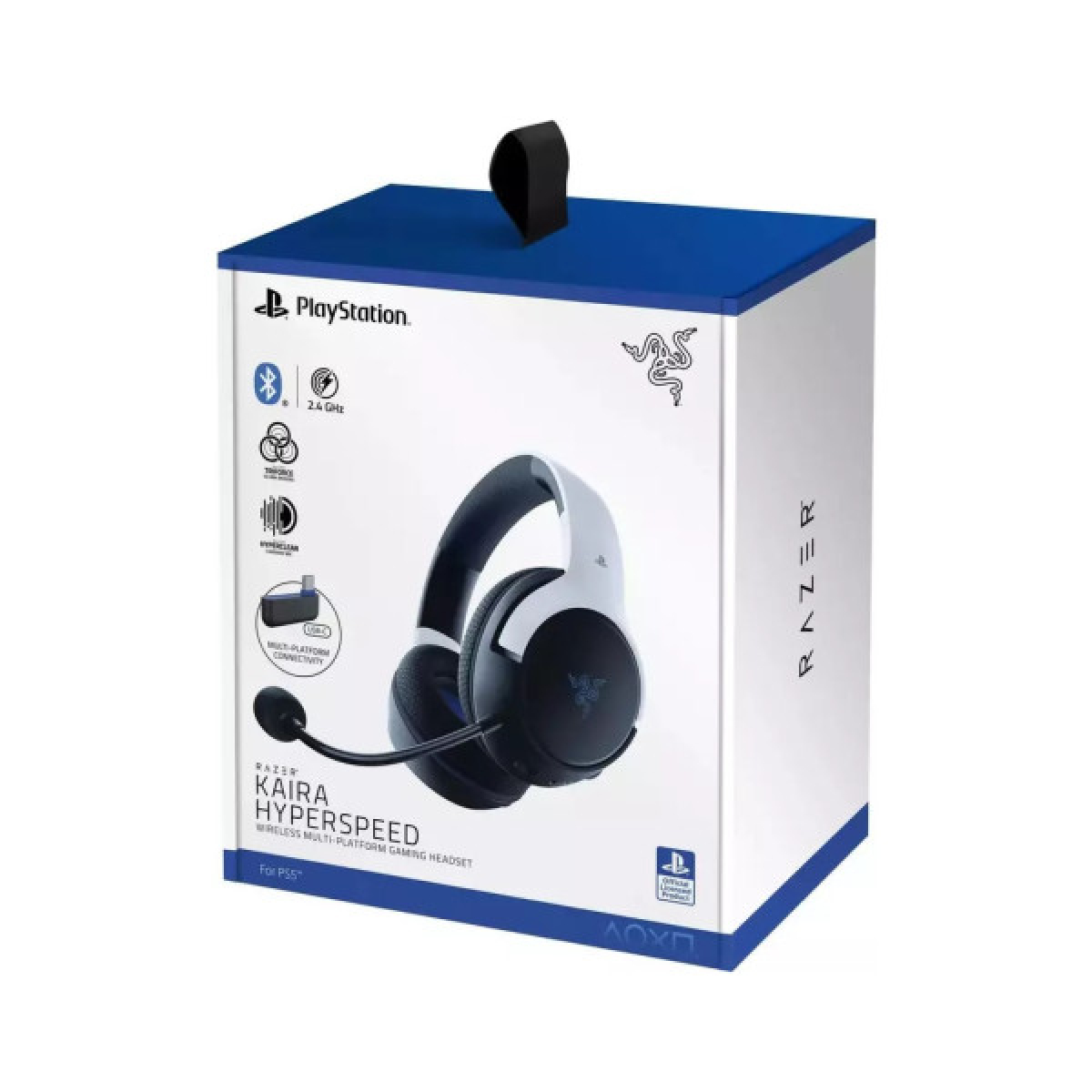 Наушники Razer Kaira Hyperspeed for PS5 Bluetooth White/Black (RZ04-03980200-R3G1) - Фото 7