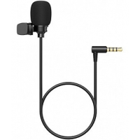 Мікрофон Havit HV-MC361, Black, 3.5 мм, з кліпсой, 42dB, 1.5 м