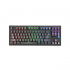 Клавіатура Xtrike ME GK-979 5 colors-LED Mechanical Red Switch USB Black (GK-979) - Фото 1