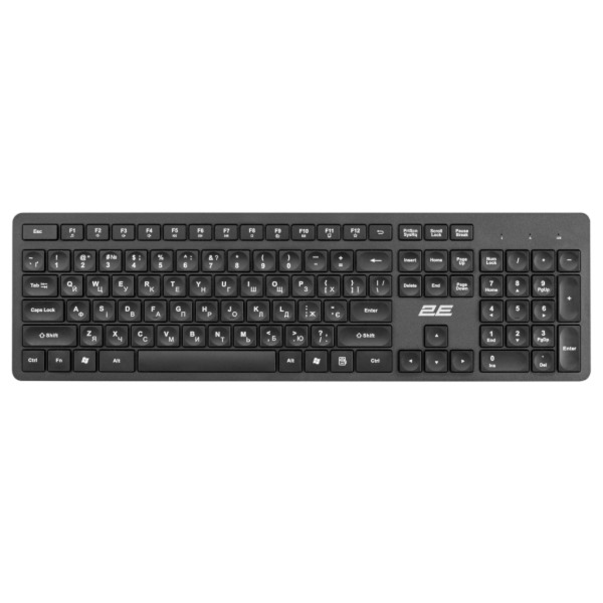 Комплект 2E MK420 Wireless UA Black (2E-MK420WB_UA) - Фото 2