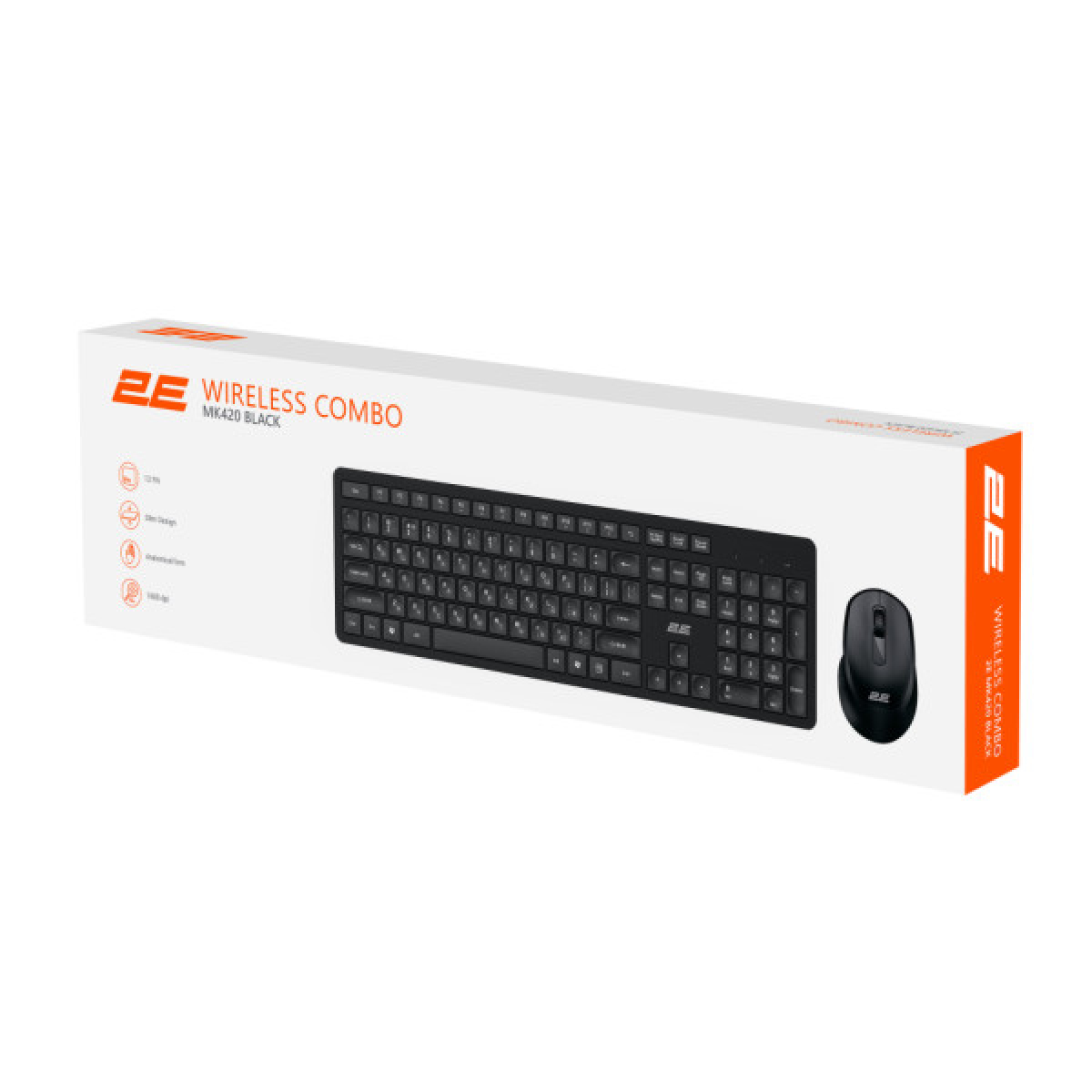 Комплект 2E MK420 Wireless UA Black (2E-MK420WB_UA) - Фото 11